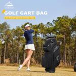 UNIHIMAL 15-Way Golf Cart Bag with Rain Cover
