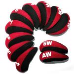 11-Piece Golf Iron Headcovers Set - Fits Major Brands