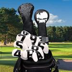 Neoprene Iron Headcovers Set - 10 Pieces - White