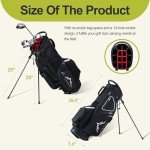 GoHimal 14-Way Golf Stand Bag with Pockets