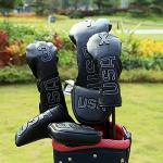 Barudan Golf Fairway Wood Head Covers - Black