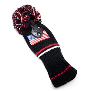 Knit Golf Pom Pom Hybrid Headcover with Tag