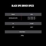 PXG 0311 Black Ops Driver - 9° - Regular Flex