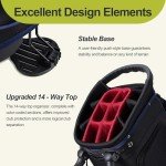 GoHimal 14-Way Golf Stand Bag with Pockets