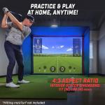 GoSports 10x8 ft Golf Simulator Enclosure Kit