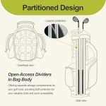 GoHimal 14-Way Golf Stand Bag with Pockets