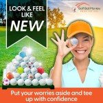 50 Pack Recycled Taylormade Golf Balls + Tees