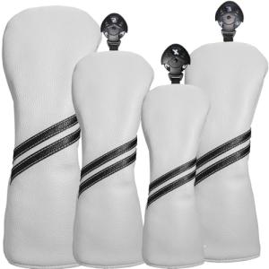 4-Piece Golf Club Head Covers with Tags