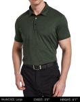 Men's Moisture-Wicking Polo Shirts for Golf - 6 Pack