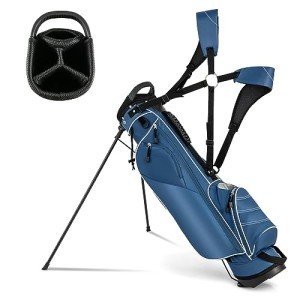 Lightweight Portable Golf Stand Bag with 4 Pockets