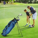 Lightweight Portable Golf Stand Bag with 4 Pockets