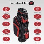Founders Club Premium 14-Way Cart Bag - G3 Black