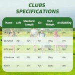 Kids Golf Club Set - 6 Pieces for Ages 9-12