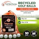 Recycled Titleist ProV1 Golf Balls & Tees Set