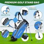 Kids Golf Club Set - 6 Pieces for Ages 9-12