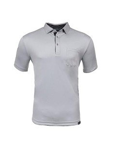 Cool Gray Lightweight Golf Polo - X-Large