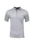 Cool Gray Lightweight Golf Polo - X-Large