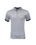 Cool Gray Lightweight Golf Polo - X-Large