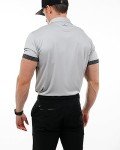 Cool Gray Lightweight Golf Polo - X-Large