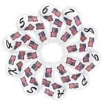 US Flag Golf Iron Covers - 10-Pack Headcovers