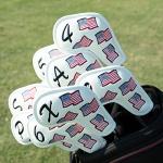 US Flag Golf Iron Covers - 10-Pack Headcovers