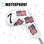 US Flag Golf Iron Covers - 10-Pack Headcovers