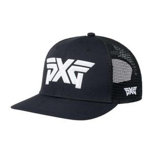 PXG Black Faceted Front Trucker Cap