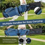 Lightweight Portable Golf Stand Bag with 4 Pockets