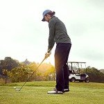 Men's Moisture-Wicking Long Sleeve Golf Polo Shirt