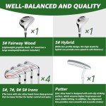 XDriveMax 8-Piece Men's Golf Club Set with Bag
