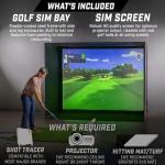 GoSports 10x8 ft Golf Simulator Enclosure Kit