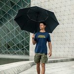 Gonex 68 Inch Windproof Golf Umbrella - Black