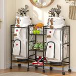 Garage Golf Bag Storage Organizer for 2 Bags