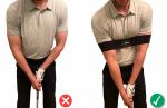 Golf Swing Trainer Arm Band - Improve Your Swing