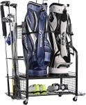Extra Large Golf Bag Storage Organizer Stand