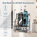 Extra Large Golf Bag Storage Organizer Stand