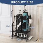 Extra Large Golf Bag Storage Organizer Stand