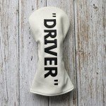 Golf Head Cover Set for Woods & Driver - 3pcs