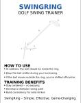 SwingRing Golf Training Aid for Better Swing Control