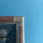 Antique Golf Equipment Shadow Box with Balls & Clubs