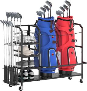 Large Golf Bag Organizer for Gear and Accessories