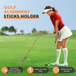 Golf Alignment Sticks Holder for Perfect Swing Path