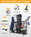 Extra Large Golf Bag Storage Organizer Stand