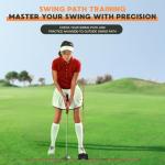 Golf Alignment Sticks Holder for Perfect Swing Path