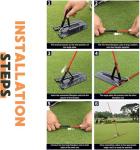 Golf Alignment Sticks Holder for Perfect Swing Path