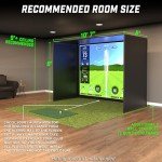 GoSports 10x8 ft Golf Simulator Enclosure Kit