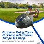 Lag Shot Driver Swing Trainer for Right Handed Golfers
