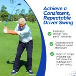 Lag Shot Driver Swing Trainer for Right Handed Golfers