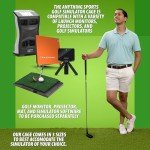 Gabbia Golf Simulator with Impact Net and Poles