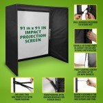 Gabbia Golf Simulator with Impact Net and Poles